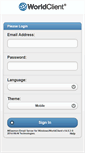 Mobile Screenshot of mail.nigc-fars.ir